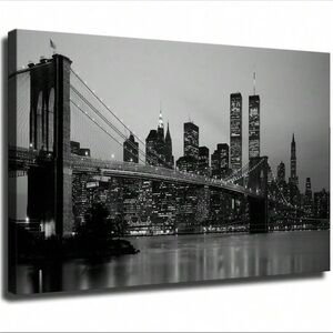 Sleek Black Frame Wall Art